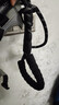 索米拉（Suomila）狗狗绳子牵引绳加长加粗反光小中大型犬宠物用品狗链子1.5m 黑色 实拍图
