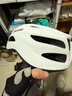 喜德盛（xds）公路山地自行车水壶架挡泥板锁打气筒车前包坐垫套头盔尾灯配件 白色头盔 L码 推荐头围59-61CM 实拍图