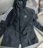 adidas经典三条纹运动连帽夹克外套男女春季阿迪达斯三叶草 黑色   S 实拍图