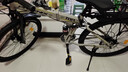凤凰（Phoenix）可折叠山地车自行车成人男女新款式学生12到18岁变速越野软尾单车 辐条轮/双避震【密封全轴承】钢架肖灰 26寸-24速【身高158-188cm】 实拍图