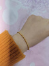 金小貅黄金蹦迪珠999足金爆闪雷瑟珠diy散珠5G足金手链金珠子女编绳送礼 0.82g,3mm蹦迪珠 实拍图