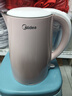 美的（Midea）电热水壶电水壶烧水壶双层防烫 0涂层 食品级304不锈钢1500W快速沸腾1.7L大容量 HJ1705 实拍图