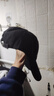 楚黛妮（CHUDAINI）帽子男女四季通用棒球帽百搭韩版大头围显脸小鸭舌帽户外防晒透气 黑色 XL 大头围款59-63cm 实拍图