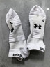 安德玛（Under Armour）袜子船袜【3双】篮羽毛球运动袜男女跑步薄款防臭毛巾短棉袜 实拍图