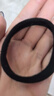 美肤语无接缝发圈发绳头绳黑色30根尼龙高弹力橡皮筋扎头发皮套MF0586 实拍图