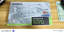 技嘉（GIGABYTE）5070显卡冰猎鹰 GeForce RTX 5070 Eagle OC ICE SFF 12G DLSS4游戏设计OpenClaw龙虾本地部署显卡 实拍图
