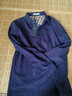 与狼共舞【高级感】长袖T恤男士2025秋季新款纯棉刺绣中青年POLO衫男6541 藏青色101 S /165 实拍图