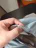 无印良品A类全棉枕套100%纯棉枕套枕巾48x74cm一对装 浅蓝灰 实拍图