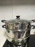 苏泊尔SUPOR好帮手304不锈钢双层复底28cm蒸锅燃气电磁炉通用蒸笼SZ28B5 实拍图