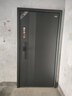 挺固加厚甲级防盗门入户门+防撬防爆安全门子母门+防火岩棉填充＋智能锁人脸识别 氟碳灰 2050*960【单门，开向可选】 机械锁 实拍图