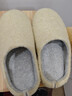内泊（NEIBO）乳胶棉拖鞋男士室内家居鞋冬季天大码女防滑防臭橡胶软底羊毛黄40 实拍图