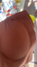 ubras虞书欣同款无尺码【小奶皮文胸】细肩带粉底液美背内衣女文胸 文胸-蜜茶棕色 均码 -标准版【背勾款】100-130斤 实拍图