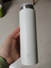 米家旋盖杯 保温杯 316不锈钢真空水杯 便携大容量咖啡杯 500ml白色 实拍图