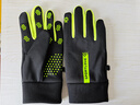 【京东物流】手套男士冬季加绒骑行电动车防滑触屏开车保暖手套女 【掌心防滑 可触屏】男士绿色 均码 1双 掌围女17-21男18-23cm 实拍图