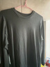 优衣库男装女装柔软圆领T恤/休闲长袖上衣25秋冬新款479783 08 深灰色 L /175/100A 实拍图