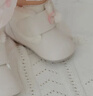 戴维贝拉（DAVE＆BELLA）2025冬季新款女宝宝步前鞋婴儿公主鞋新生儿软底鞋子小童学步鞋 奶油杏色【现货】 18 晒单实拍图