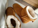 意尔康女靴雪地靴女冬季加绒保暖厚底休闲棉鞋时尚通勤百搭中筒靴子 土黄色 加绒 37 实拍图