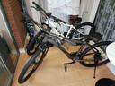 喜德盛26款黑客350黑客380山地车自行车成人21速铝合金男士女生学生上班 黑客380白黑色【2026升级款】 26寸x15.5寸身高150-165cm 实拍图