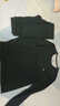 猫人10A抑菌防螨含羊绒蚕丝男士保暖内衣男加绒秋衣秋裤套装黑色XL 实拍图