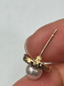 玖维娅925银针珍珠耳环女新款闪钻气质韩国个性简约百搭耳钉网红潮人耳饰品 JYD213珍珠耳钉一对 实拍图