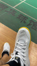 YONEX尤尼克斯羽毛球鞋yy入门级训练减震动力垫男女SHB101CR 白/金42码 实拍图