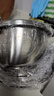 炊大皇304不锈钢盆筛五件套 加厚洗菜盆和面盆调料腌肉盆米筛五个组合装 实拍图