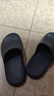 京东京造【3.5cm踩屎感】eva厚底拖鞋男士防臭休闲凉拖鞋 碳灰 42-43 实拍图