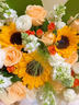 艾斯维娜鲜花速递向日葵混搭花束生日礼物全国同城配送 向日葵玫瑰混搭花束 实拍图