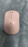 罗技（Logitech）M221 轻音鼠标 无线鼠标 办公鼠标 对称鼠标 带无线微型接收器 雾霭蓝 实拍图
