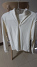 优衣库男装柔滑弹力摇粒绒半拉链套头衫/长袖25秋冬新款481184 01 乳白色 L /175/100A 实拍图