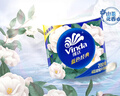维达（Vinda）有芯卷纸 蓝色经典4层200克*27卷 山茶花香 卫生纸卷筒纸纸巾整箱 实拍图