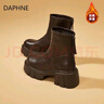 DAPHNE短靴女鞋冬季马丁靴2025新款爆款秋冬百搭加绒厚底切尔西靴 实拍图