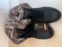 全洲狼 雪地靴男冬季新款东北棉鞋男大码抗寒防水加绒保暖轻便防滑靴子 黑色棉鞋-升级版 加绒 42 (260mm) 实拍图