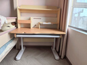 佩奇状元学习桌儿童写字桌实木6-18岁专用书桌椅一套可升降小学生桌子课桌 【M9阳光桌】进口楹木原色 100cm 实拍图