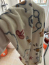 洁丽雅（Grace）浴巾女夏家用儿童成人男加大加厚吸水速干可裹 90*170cm小萌兔 实拍图