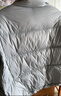 坦博尔泡芙羽绒服女士短款立领时尚冬季面包服外套5530356D 霜林灰160 实拍图