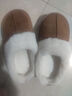 棉拖男棉拖女居家棉拖鞋加绒棉拖鞋男保暖鞋月子鞋女包头拖女 卡其色 40-41 偏小一码 实拍图