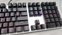 达尔优（dareu）EK815机械合金版键盘 有线游戏键盘 108键多键无冲 吃鸡电脑 办公键盘   混光黑银红轴 实拍图