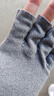 回力德绒半指手套男冬学生写字打字薄款防寒保暖开车骑行露指手套女 灰色【轻便保暖】-分指款 均码 实拍图