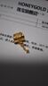 蜜金（HoneyGold）珠宝 黄金吊坠足金古法文玩系列铃兰叙串珠HGG1956工费150Y 3.74g  实拍图