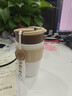 物生物保温杯女士手持咖啡杯高颜值吸管杯大容量水杯学生杯子生日礼物 实拍图