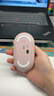 罗技（Logitech）时尚系列 PEBBLE鼠标 无线蓝牙鼠标 办公静音鼠标 女性鼠标对称鼠标 鹅卵石造型 玫瑰粉 实拍图