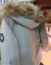 京东京造【进口极寒95鹅绒服】羽绒服男外套女冬季新款中长款 冰川灰 L 实拍图