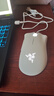 雷蛇（Razer）炼狱蝰蛇标准版有线鼠标 人体工学  电竞游戏 右手通用型 吃鸡/LOL/CS GO游戏鼠标 白色 实拍图