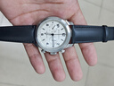海鸥（SEAGULL）手表男自动机械表 日历星期双时区夜光男士手表生日礼物男表 白盘 实拍图