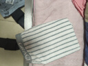 洁丽雅（Grace）纯棉7A级抗菌防螨方巾4条装柔软舒适吸水小毛巾条纹擦汗巾 实拍图