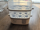 小熊（Bear）煮蛋器 蒸蛋器 多功能迷你电蒸锅小型2-3人用 单双层早餐神器鸡蛋羹一体机一人用ZDQ-D12R3 实拍图