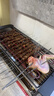 亨博电烧烤炉烤肉锅电烤盘电烤炉烧烤架多功能烤串机羊肉串无烟不粘家用一体机韩式煎烤盘商用室内户外 双烤网·涂层升级款 2层 实拍图