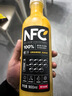 农夫山泉100%纯果汁NFC橙汁900ml*4瓶整箱礼盒装鲜果冷压榨0添加剂饮料 实拍图