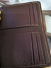 欧凡卡蒂真皮银行卡卡包男士名片夹超薄女证件包收纳包小卡夹卡片包大容量 咖啡色 实拍图